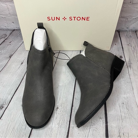 Sun + Stone Cadee Ankle Booties - Picture 4 of 16